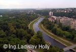 Nová radnice - pohled z vyhlídkové věže, Ostrava